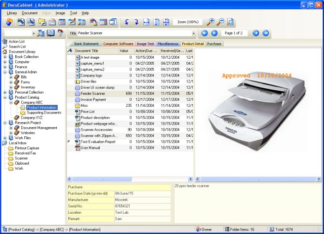 file cabinet software